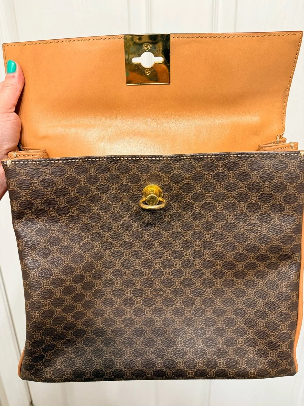 *Authentic* Celine - Macadam Top Handle Bag w/ COA